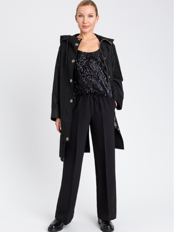 Пальто/Чорний 252TP2060