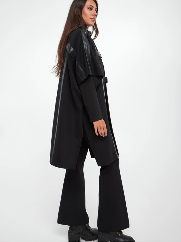 Плаш - накидка/Чорний 252TP2073