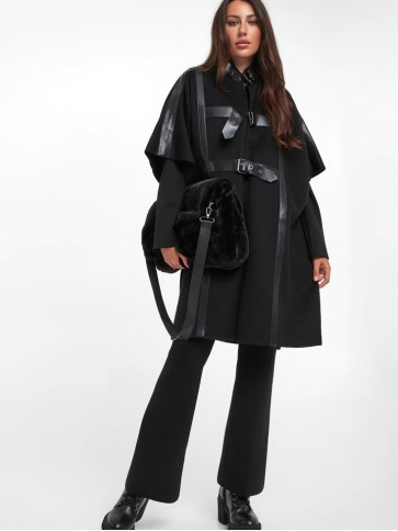 Плаш - накидка/Чорний