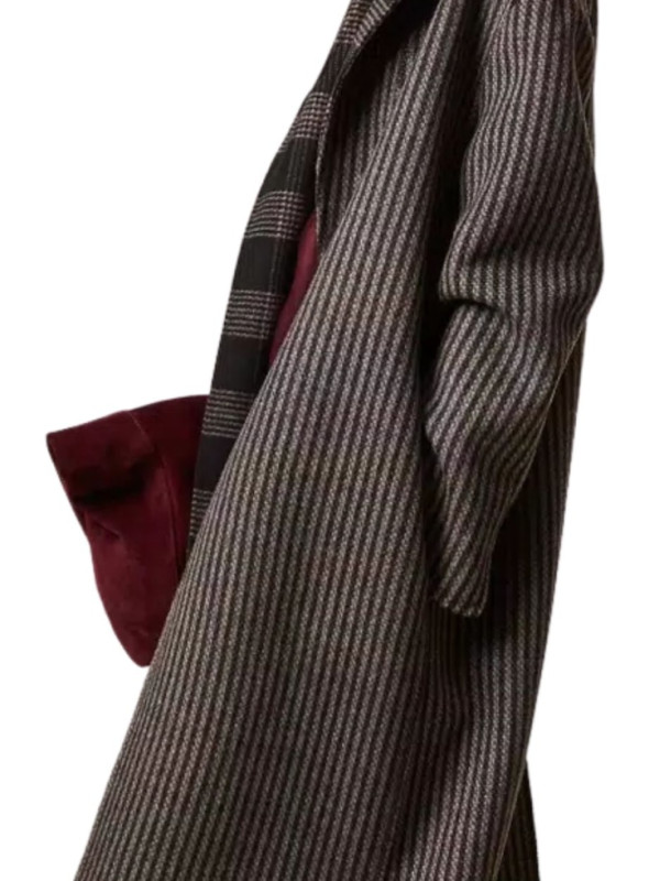 Пальто/Клітина чорний/білий 252TP2080