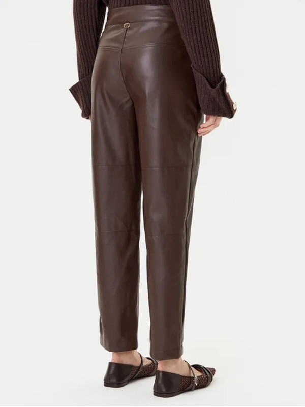 Штани під шкіру/Кава 252TP2091