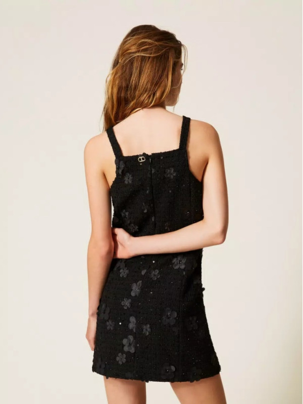 Сарафан/Букле чорні квіти 252TP2142