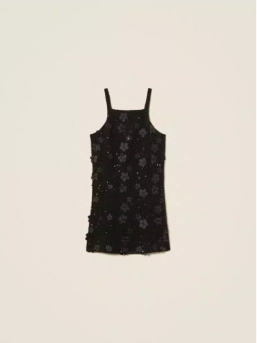 Сарафан/Букле чорні квіти