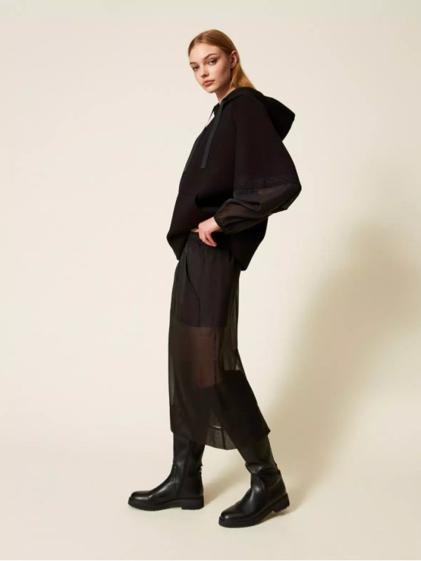 Спідниця Лонгета/Чорний 252TP2212