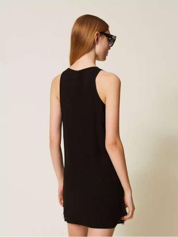 Сукня з блистками/Чорний 252TP2370