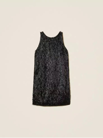 Сукня з блистками/Чорний