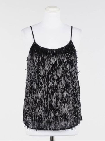 Топ з блистками/Чорний