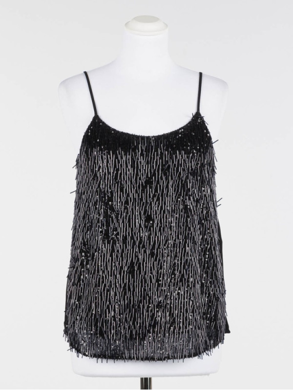 Топ з блистками/Чорний 252TP2371