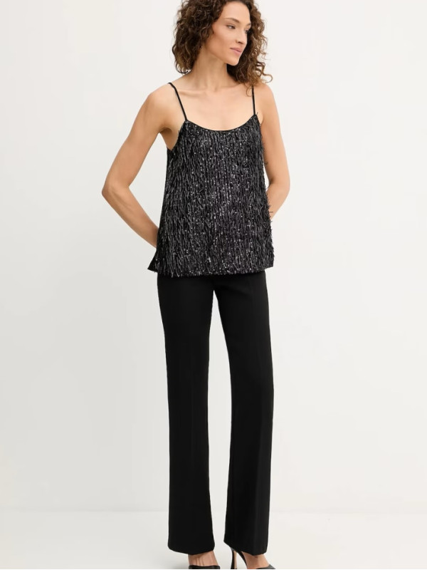 Топ з блистками/Чорний