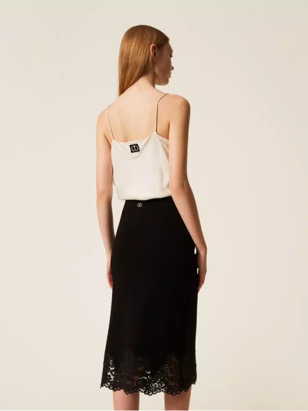 Топ/Перламутр / чорний 252TP2391