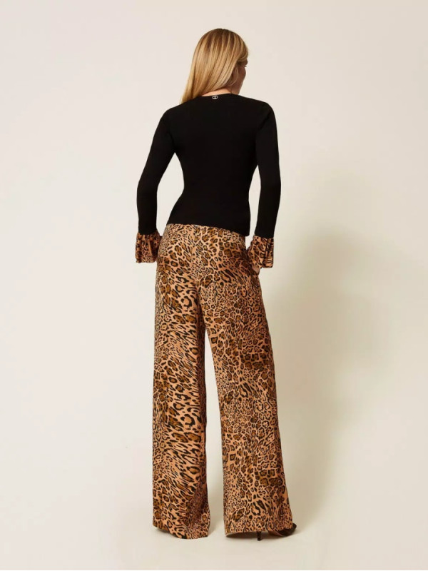 Жаккардові штани/Тваринний принт 252TP2474