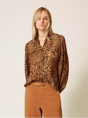 Жаккардова сорочка/Тваринний принт
