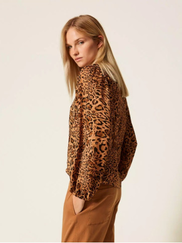 Жаккардова сорочка/Тваринний принт