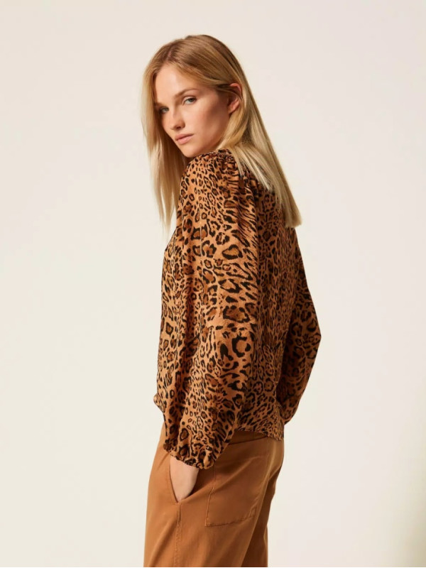 Жаккардова сорочка/Тваринний принт 252TP2476