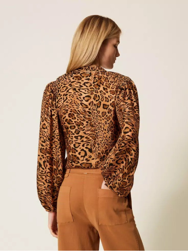 Жаккардова сорочка/Тваринний принт 252TP2476