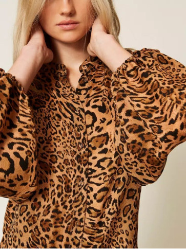 Жаккардова сорочка/Тваринний принт