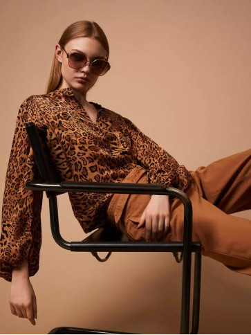 Жаккардова сорочка/Тваринний принт