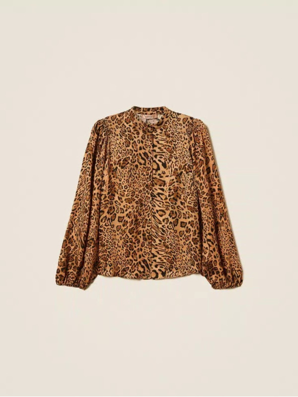 Жаккардова сорочка/Тваринний принт 252TP2476