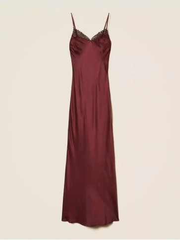 Атласна сукня/Винний