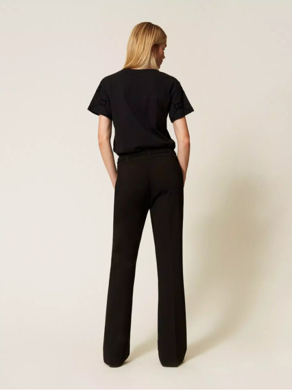 Штани - кльош/Чорний 252TP2602