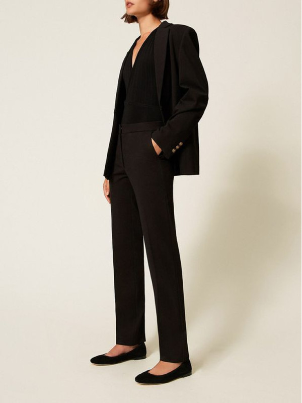 Штани - сигарети/Чорний 252TP2605