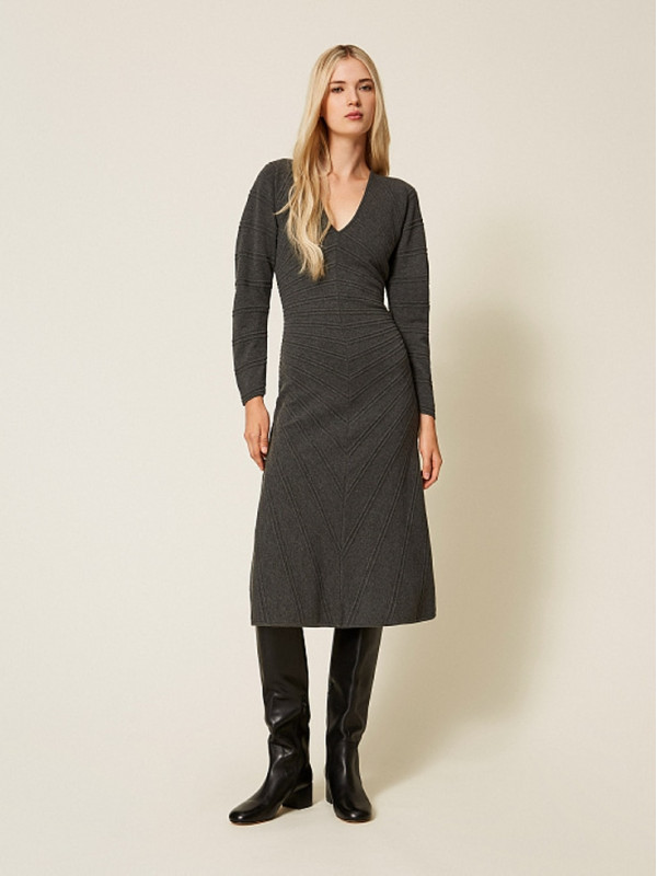 Сукня/Меланж сірий 252TP3130