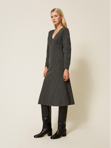 Сукня/Меланж сірий