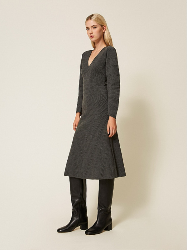 Сукня/Меланж сірий 252TP3130