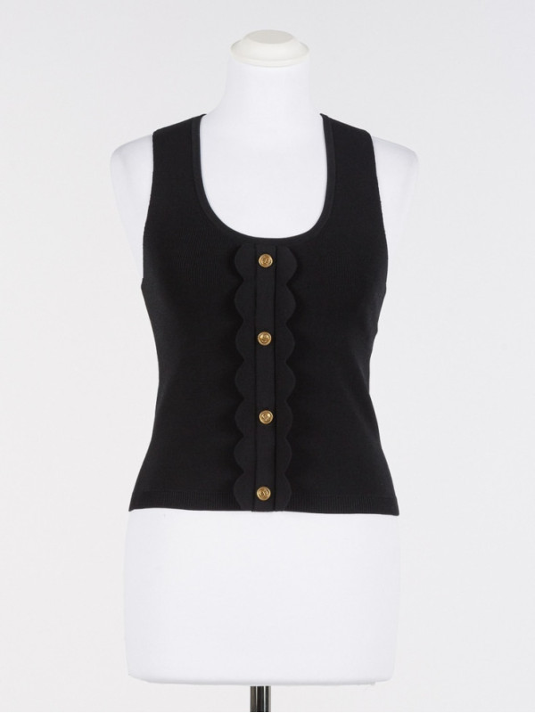 Топ в'язаний/Чорний 252TP3202