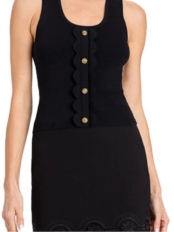 Топ в'язаний/Чорний 252TP3202