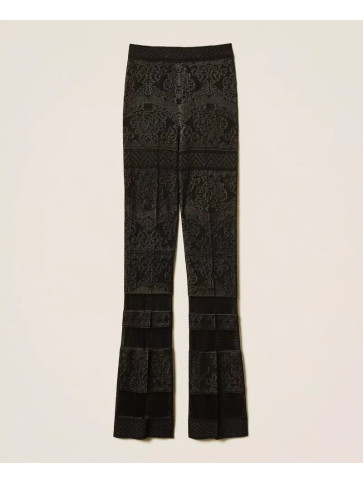 Штани ажурні/Чорний