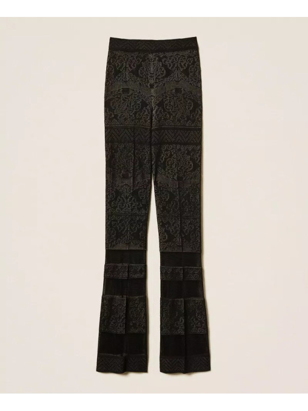 Штани ажурні/Чорний 252TP3383