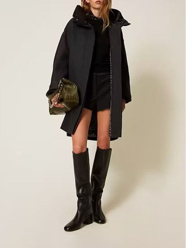 Блуза з мереживом/Чорний 252TP3391