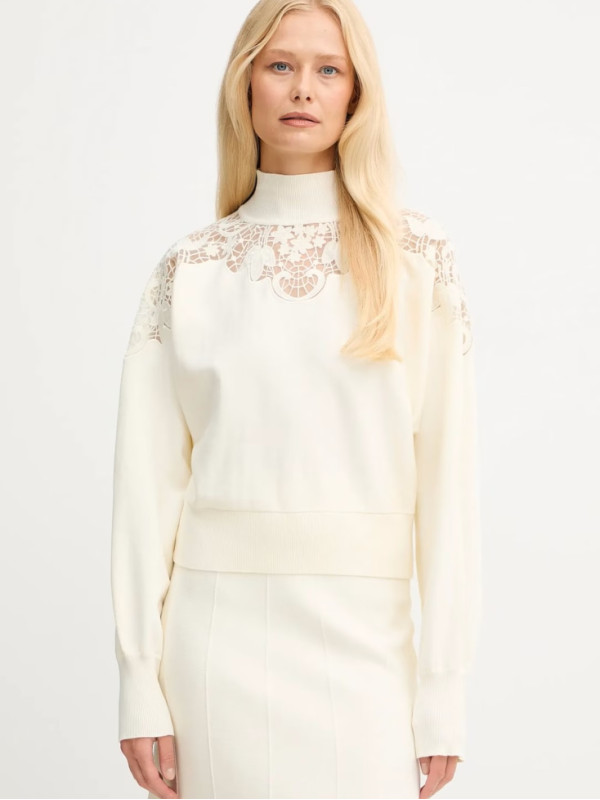 В'язана водолазка/Сніжний 252TP3406