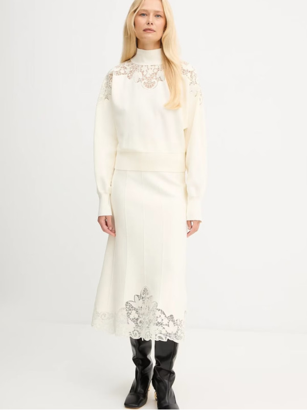 В'язана водолазка/Сніжний 252TP3406