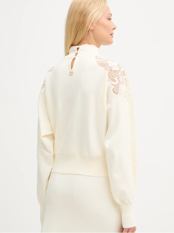 В'язана водолазка/Сніжний 252TP3406