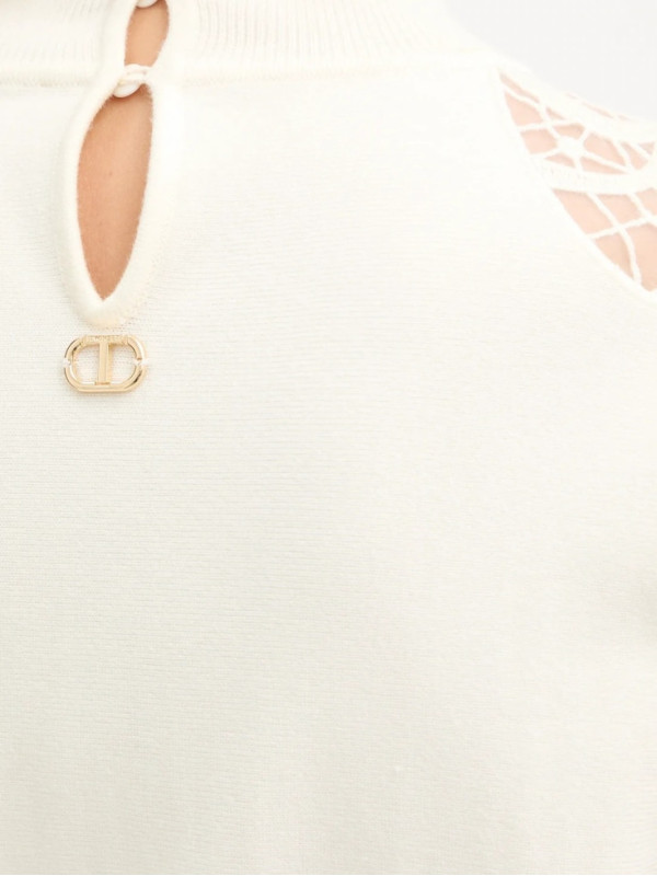 В'язана водолазка/Сніжний 252TP3406