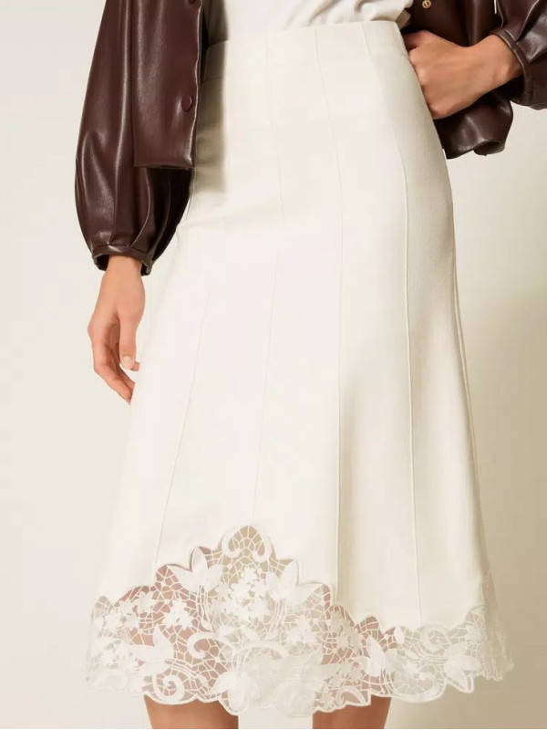 В'язана спідниця/Сніжний 252TP3407