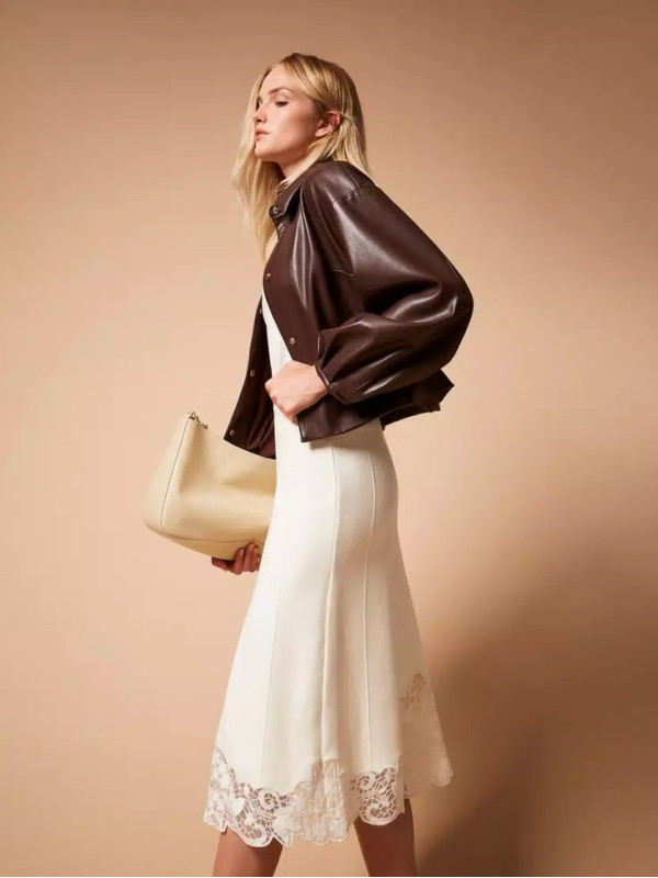 В'язана спідниця/Сніжний 252TP3407