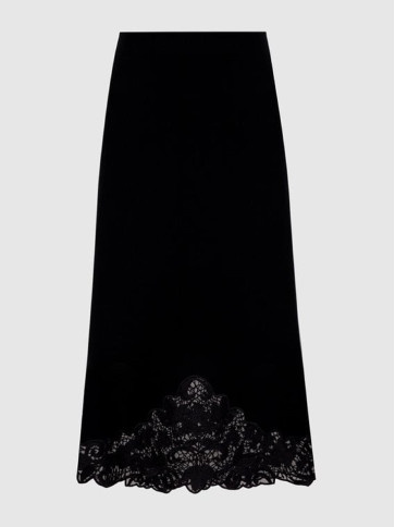 В'язана спідниця/Чорний