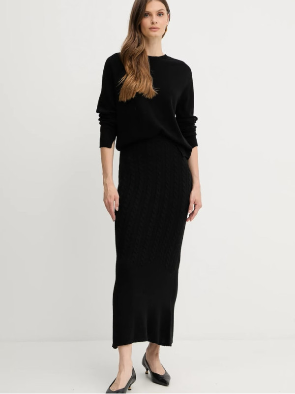 Светр з кашеміру/Чорний 252TP3495