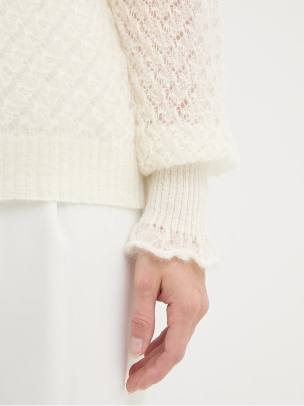 Ажурний светр/Сніг 252TP3522