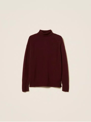 Максі - светр/Винний