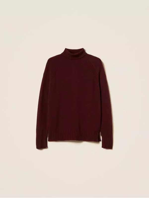 Максі - светр/Винний 252TP3574