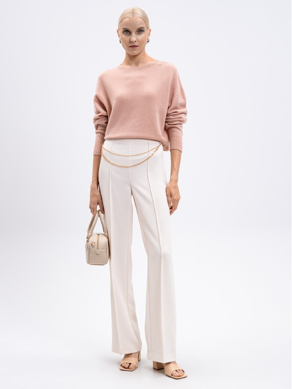 Светр з кашеміром/Пильно - рожевий 252TP3580