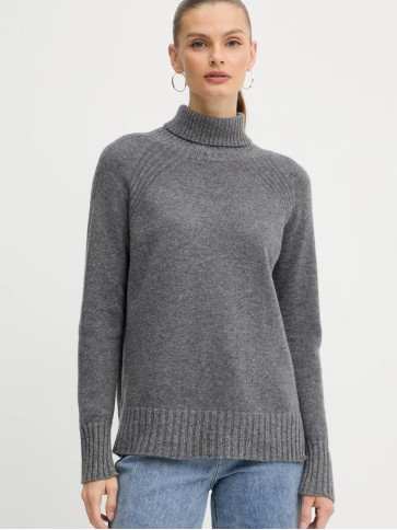 Светр з кашеміром/Сірий меланж