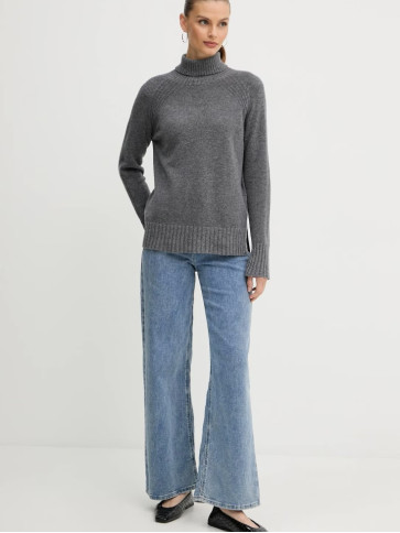 Светр з кашеміром/Сірий меланж