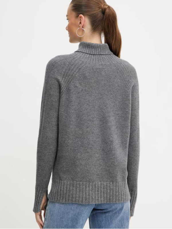 Светр з кашеміром/Сірий меланж 252TP3582