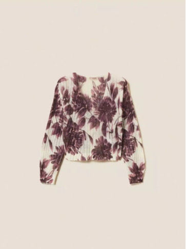 Светр з квітами/Винні жоржини