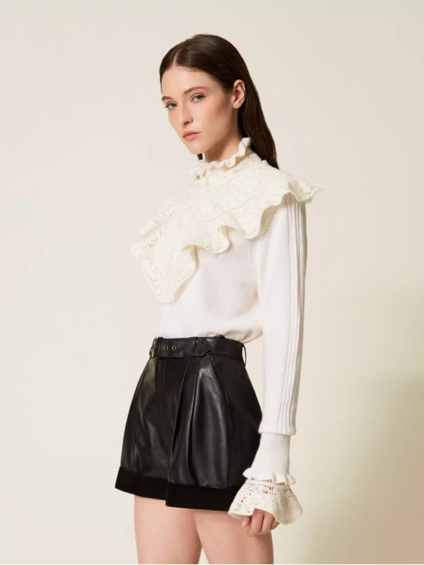 Шорти шкіряні/Чорний 252TS2120